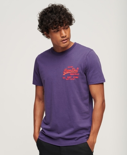 NEON VL MEN'S PURPLE T-SHIRT