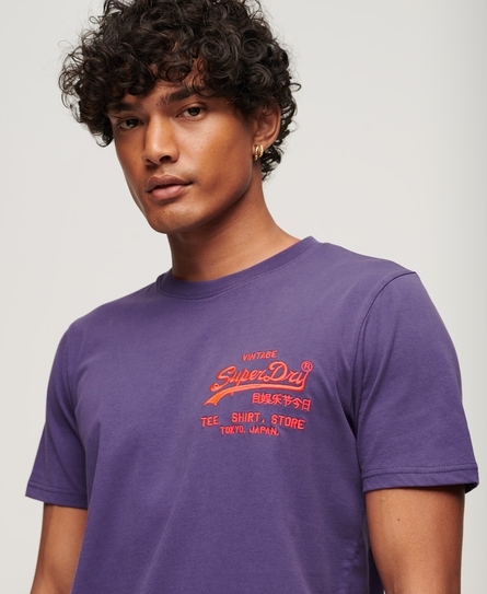 NEON VL MEN'S PURPLE T-SHIRT