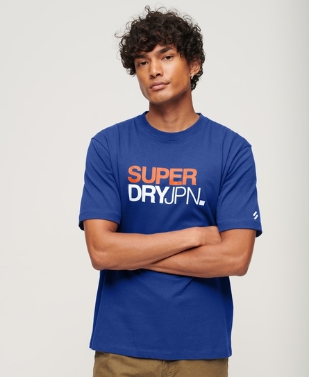 SPORTSWEAR LOGO LOOSE MEN'S BLUE TEE