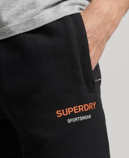 SPORTSWEAR LOGO TAPERED MEN'S BLACK JOGGER