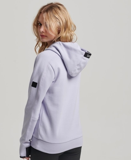 CODE TECH RELAXED WOMEN'S PURPLE HOOD