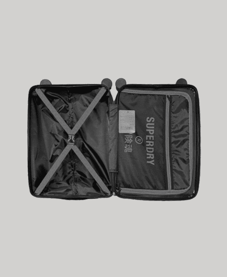 SD 20 HARDCASE SPINNER BLACK LUGGAGE TROLLEY