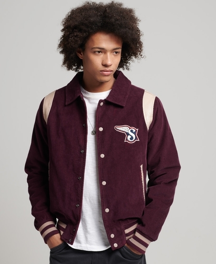 VINTAGE VARSITY CORD BOMBER