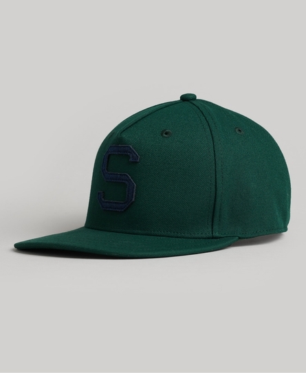 VINTAGE GRAPHIC B-BOY UNISEX GREEN CAP