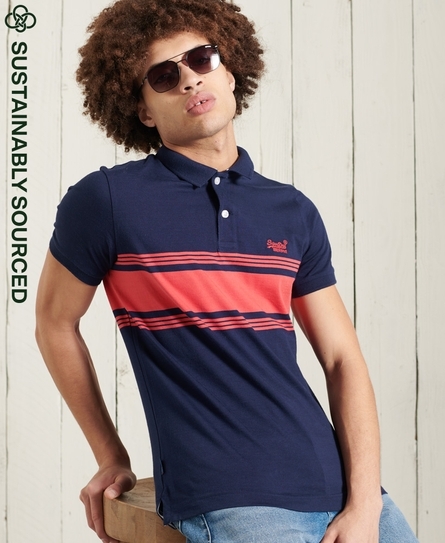VINTAGE CHESTBAND JERSEY POLO
