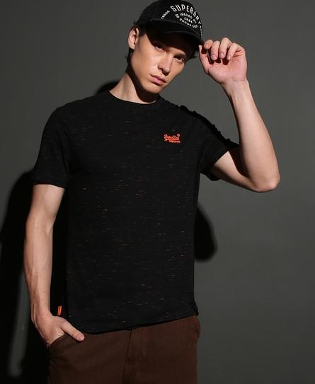 VINTAGE LOGO EMB SD MEN'S BLACK T-SHIRT