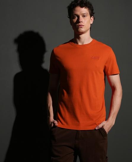 VINTAGE LOGO EMB MEN'S ORANGE T-SHIRT