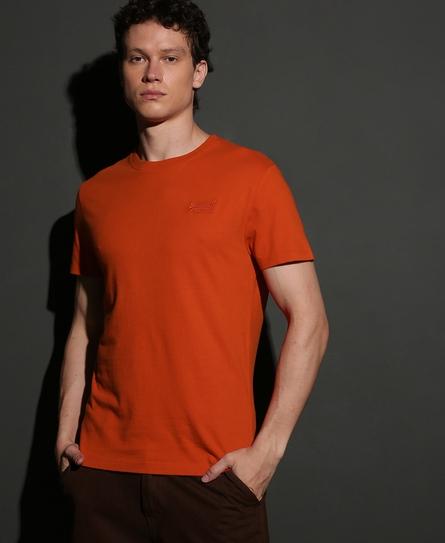 VINTAGE LOGO EMB MEN'S ORANGE T-SHIRT