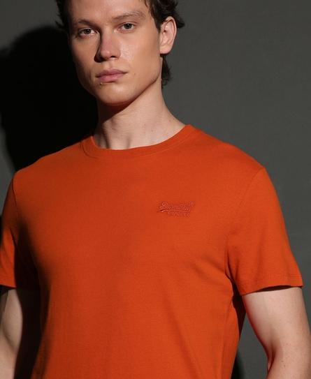 VINTAGE LOGO EMB MEN'S ORANGE T-SHIRT