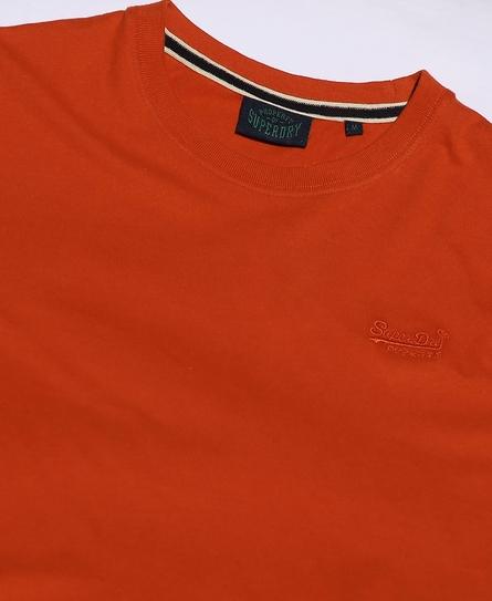 VINTAGE LOGO EMB MEN'S ORANGE T-SHIRT