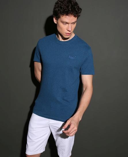 VINTAGE LOGO EMB MEN'S BLUE T-SHIRT