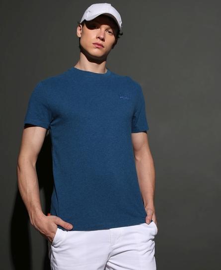 VINTAGE LOGO EMB MEN'S BLUE T-SHIRT