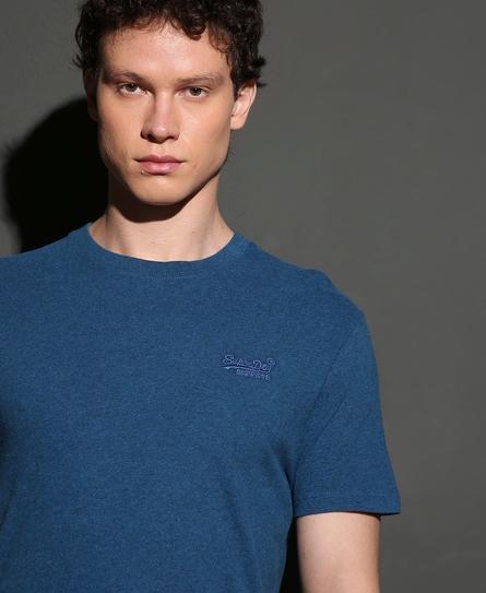 VINTAGE LOGO EMB MEN'S BLUE T-SHIRT