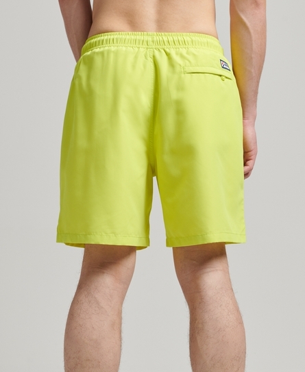 CODE APPLQUE 19INCH SWIM MEN'S YELLOW SHORTS