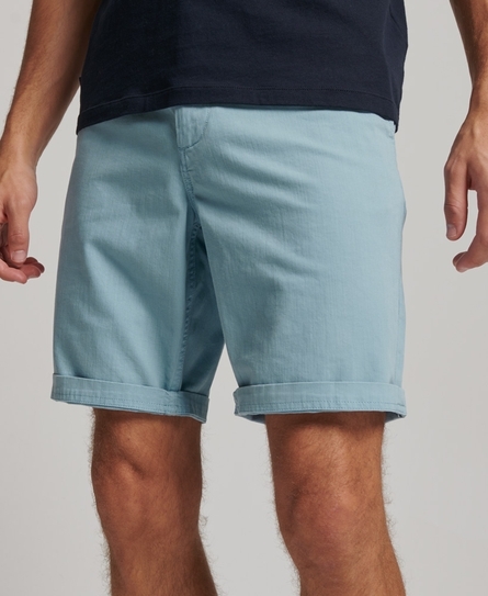 VINTAGE OFFICER CHINO MEN'S BLUE SHORTS