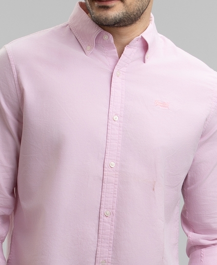 L/S CLASSIC OXFORD MEN'S PINK SHIRT