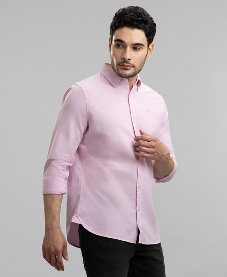 L/S CLASSIC OXFORD MEN'S PINK SHIRT