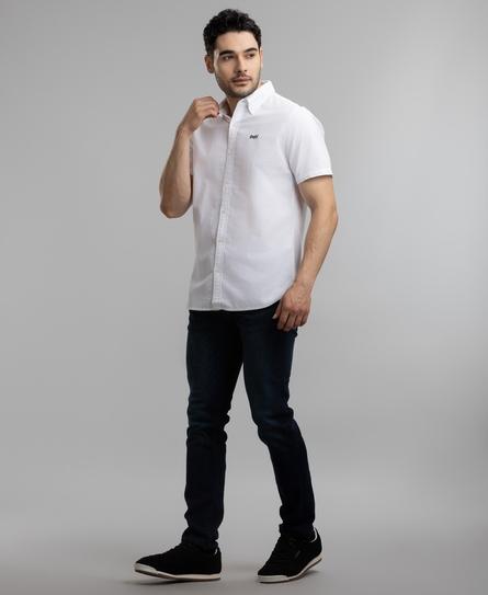 S/S CLASSIC OXFORD MEN'S WHITE SHIRTS