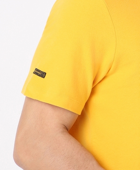 VINTAGE COPPER LABEL MEN'S YELLOW T-SHIRT