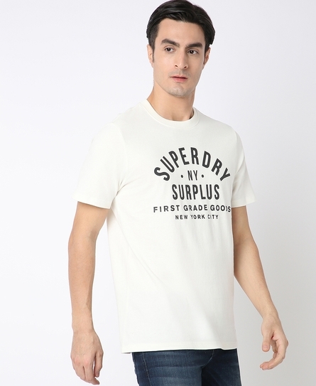 VINTAGE SURPLUS MEN'S WHITE T-SHIRT