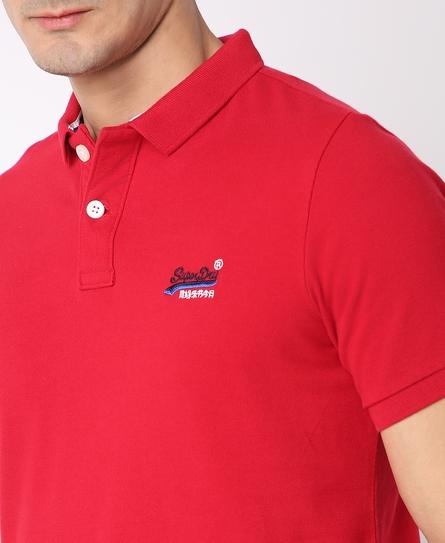 CLASSIC PIQUE MEN'S RED POLO