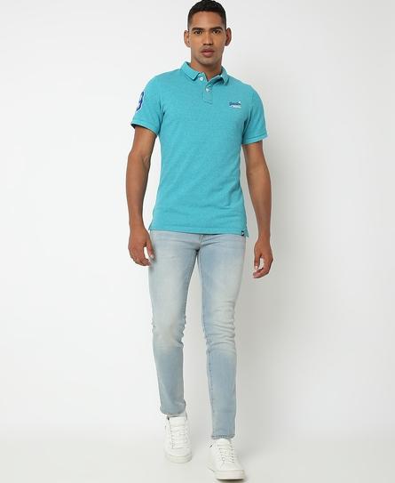 CLASSIC PIQUE MEN'S GREEN POLO