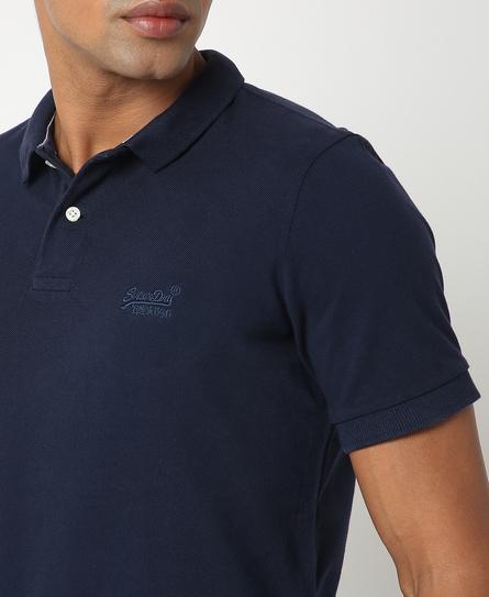 VINT DESTROY MEN'S BLUE POLO