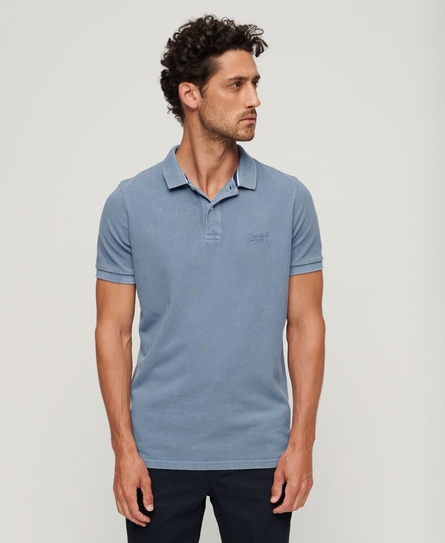 VINT DESTROY MEN'S BLUE POLO