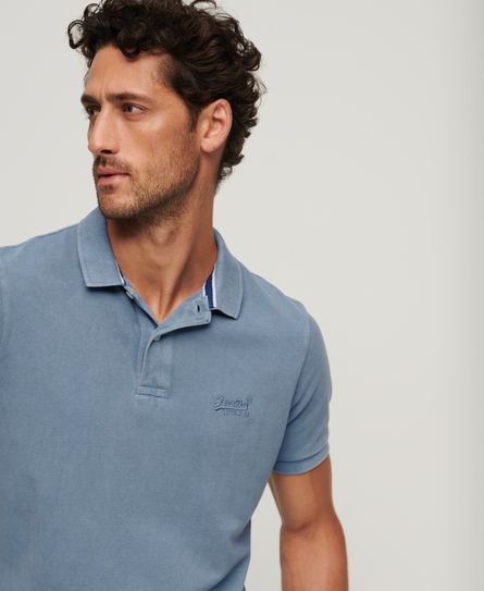 VINT DESTROY MEN'S BLUE POLO