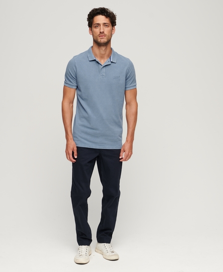 VINT DESTROY MEN'S BLUE POLO