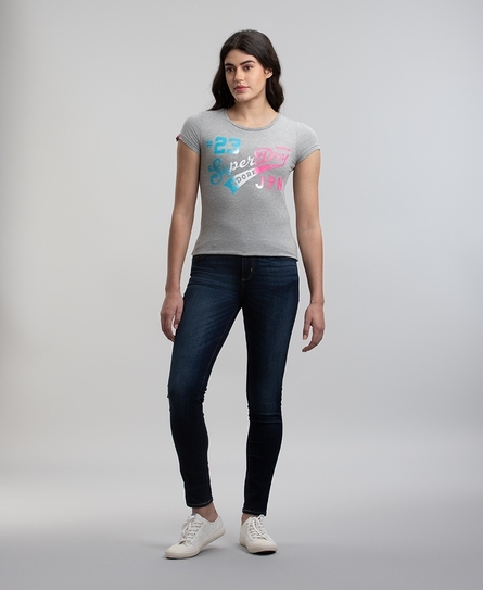 WATERCOLOUR ENTRY WOMEN'S GREY T-SHIRT