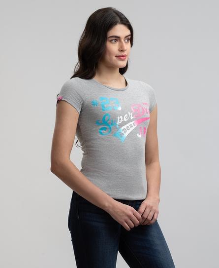 WATERCOLOUR ENTRY WOMEN'S GREY T-SHIRT