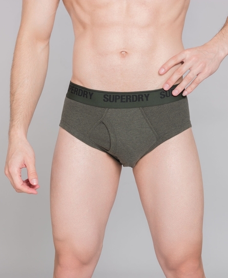 MULTI SINGLE PACK MEN'S GREEN BRIEF