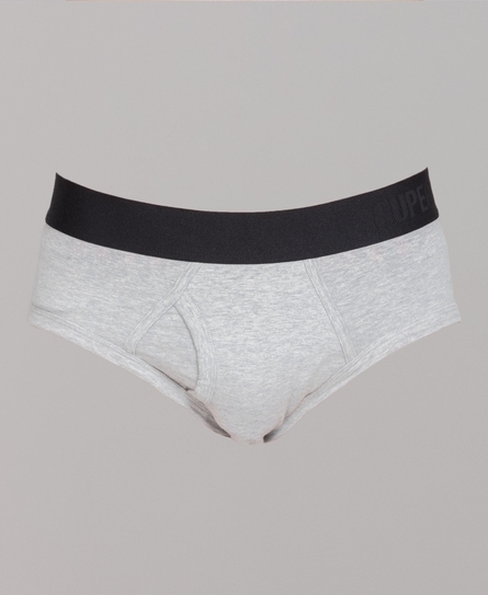 OFFSET SINGLE PACK MEN'S GREY BRIEF