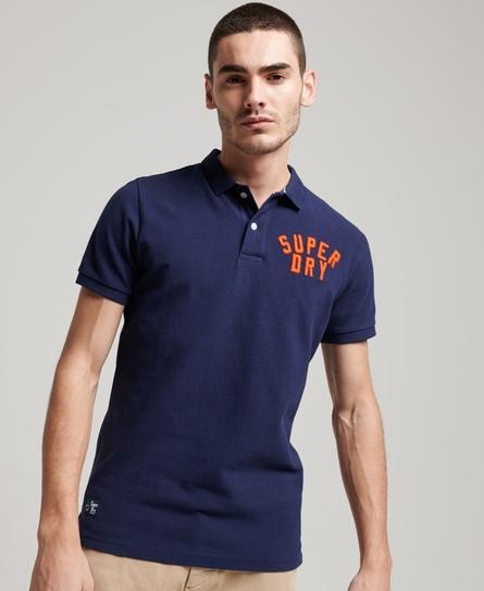 VINTAGE SUPERSTATE MEN'S BLUE POLO