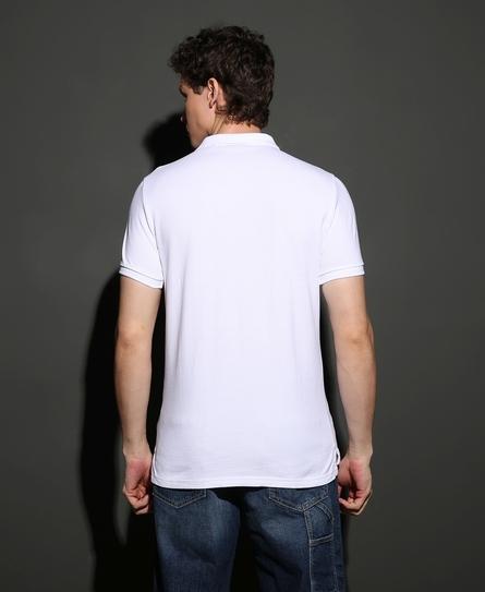 SS CLASSIC PIQUE MEN'S WHITE POLO