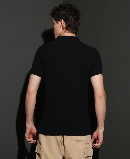 PAINT SPLATTER S/S MEN'S BLACK POLO