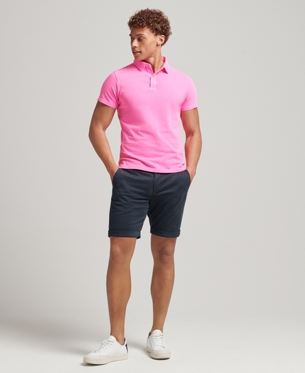 STUDIOS JERSEY MEN'S PINK POLO