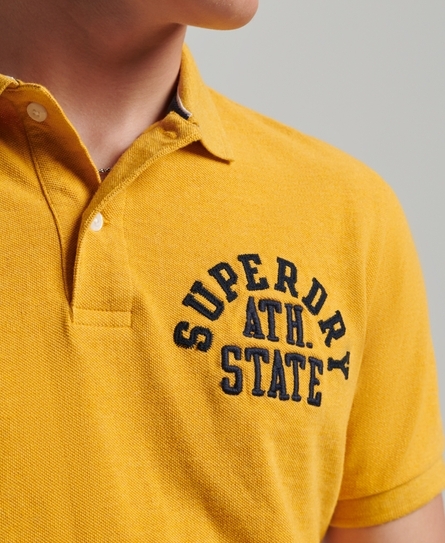 VINTAGE SUPERSTATE MEN'S YELLOW POLO