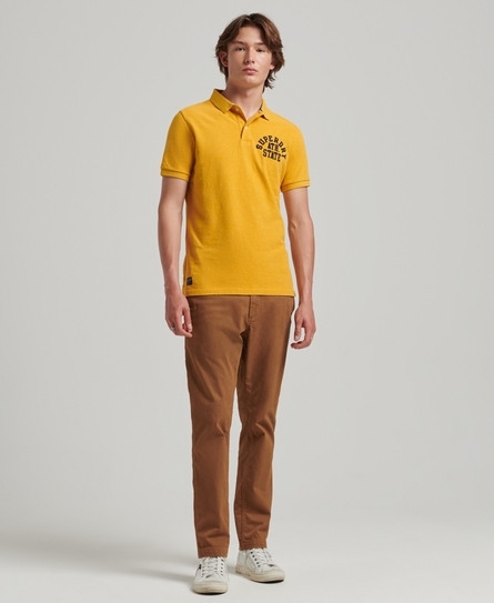 VINTAGE SUPERSTATE MEN'S YELLOW POLO