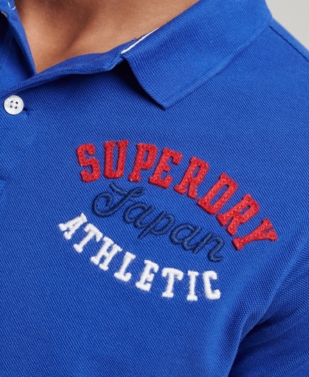 VINTAGE SUPERSTATE MEN'S BLUE POLO