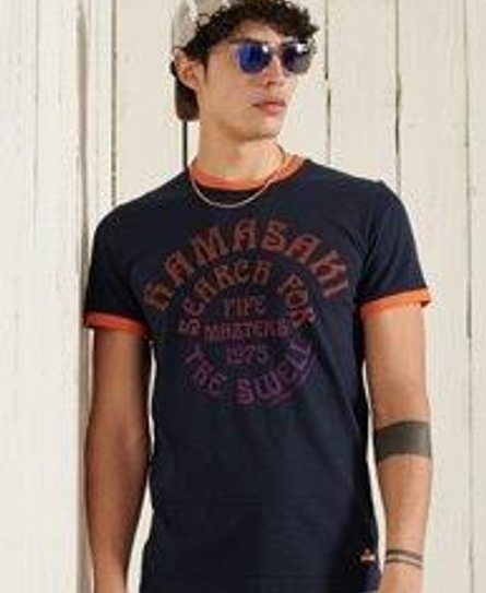CALI SURF GRAPHIC RINGER TEE