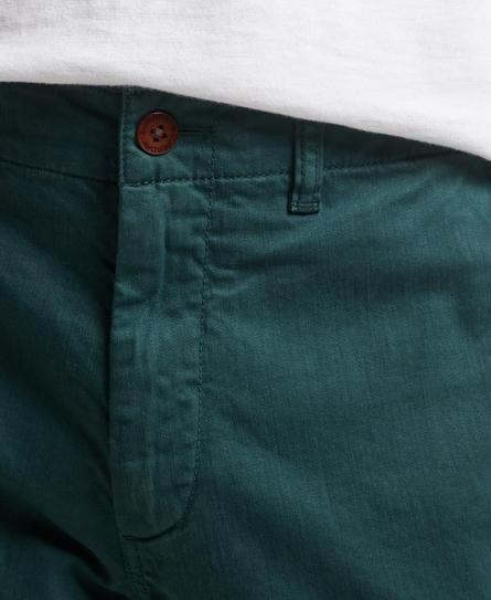 OFFICERS SLIM MEN'S GREEN CHINO TROUSERS