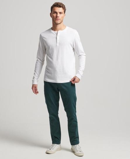 OFFICERS SLIM MEN'S GREEN CHINO TROUSERS