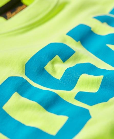 OSAKA NEON GRAPHIC MEN'S YELLOW T-SHIRT