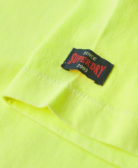 OSAKA NEON GRAPHIC MEN'S YELLOW T-SHIRT