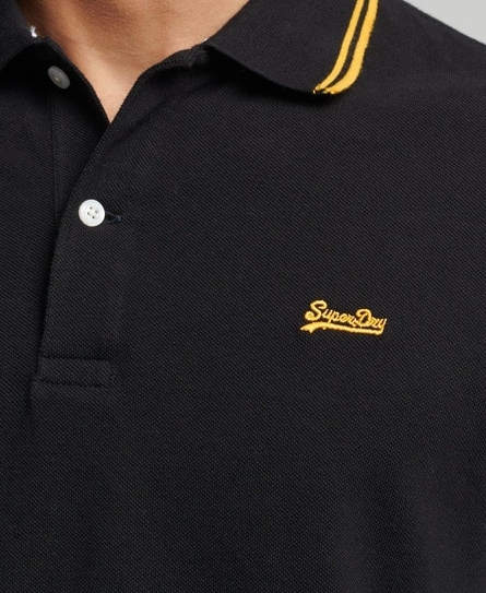 VINTAGE TIPPED L/S POLO