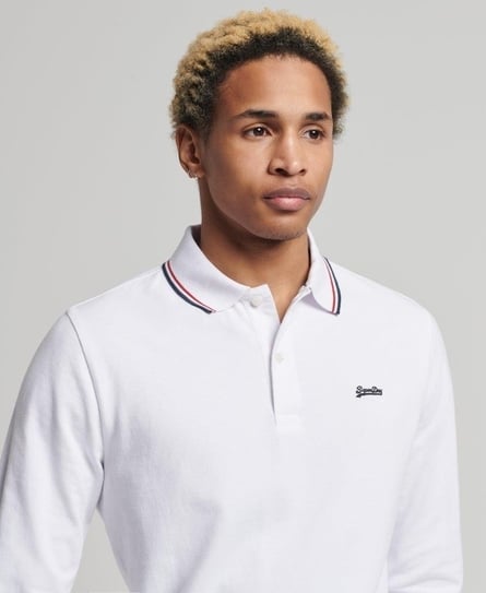 VINTAGE TIPPED L/S POLO