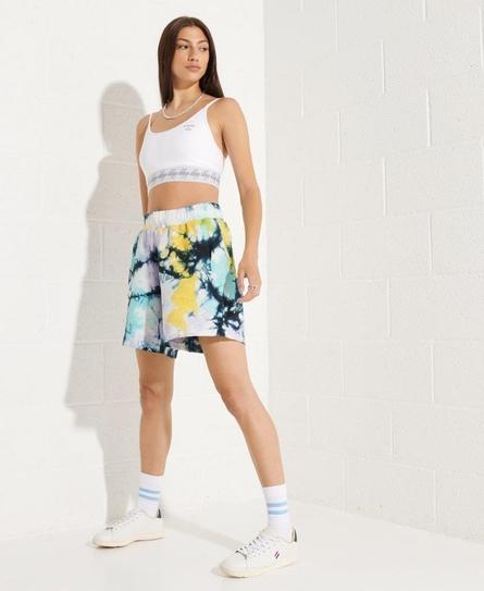 CODE TIE DYE SWEAT SHORT