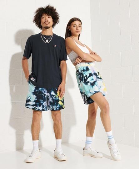 CODE TIE DYE SWEAT SHORT